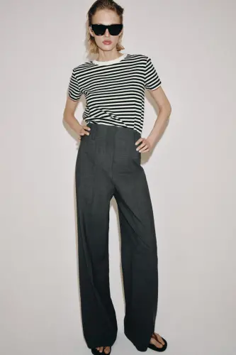 INTERLOCK SHORT SLEEVE T-SHIRT-striped - 3