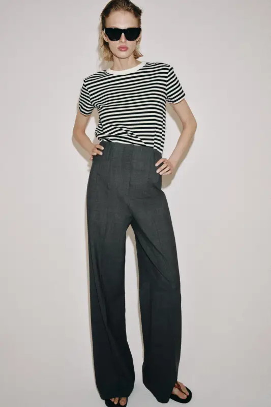 INTERLOCK SHORT SLEEVE T-SHIRT-striped - 3