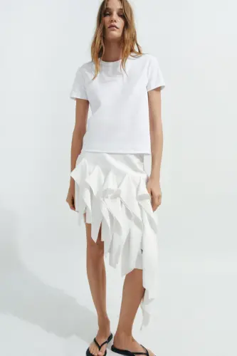 INTERLOCK SHORT SLEEVE T-SHIRT-White 