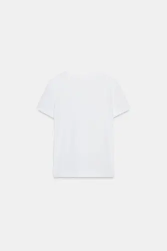 INTERLOCK SHORT SLEEVE T-SHIRT-White - 6