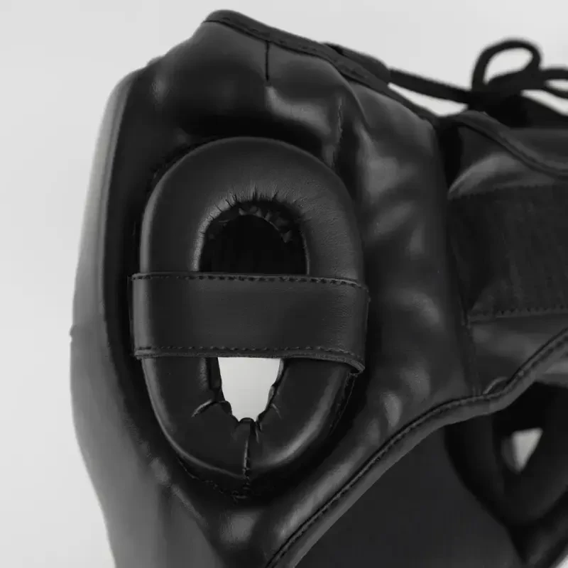 Invicto Boxing Headgear, Premium Protection, Black, Adjustable Fit, Multi-Layer Padding - 3