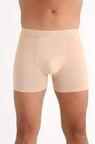 Invisible Boxer Men Nude See-Through Boxer 3-Pack Cotton Lycra Stretch Fabric - 1