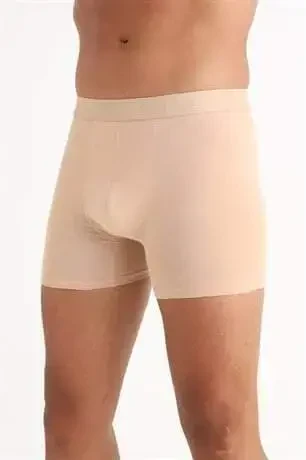 Invisible Boxer Men Nude See-Through Boxer 3-Pack Cotton Lycra Stretch Fabric - 2