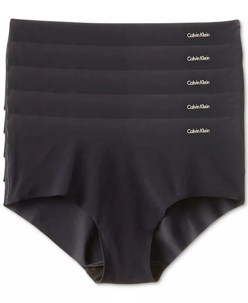 Invisible Hipster 5-Pack QD3557 - Black - CALVIN KLEIN