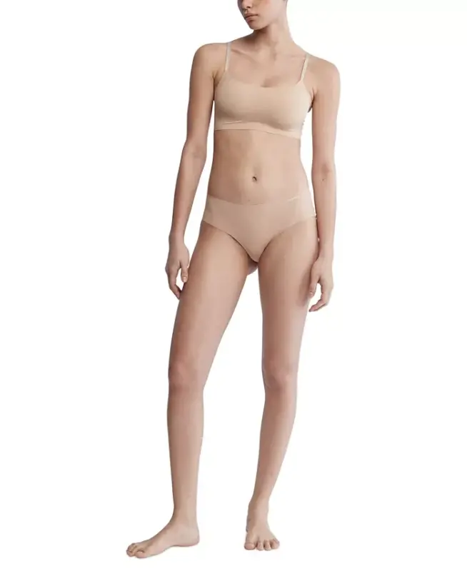 Invisibles Comfort Lightly Lined Retro Bralette QF4783-Bare (Nude 5) - 2