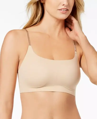 Women's Invisibles Comfort Lightly Lined Retro Bralette QF4783 - Bare (Nude 5) 