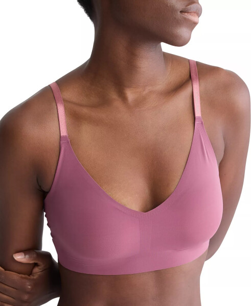 Invisibles Comfort Lightly Lined Triangle Bralette QF5753 Deep Mauve - 1