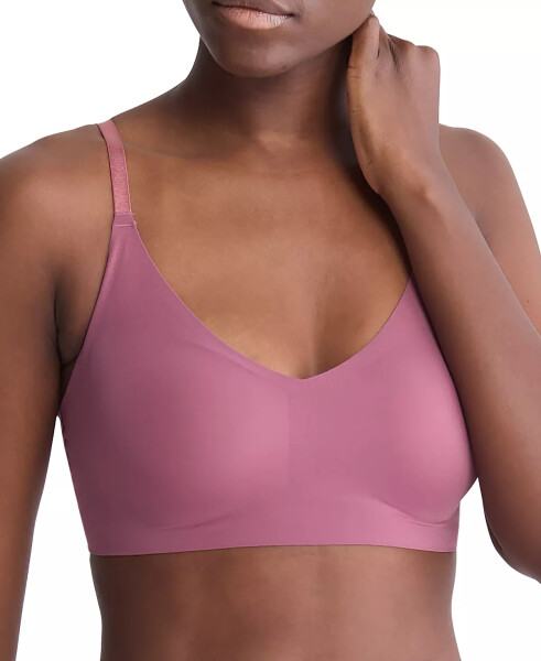 Invisibles Comfort Lightly Lined Triangle Bralette QF5753 Deep Mauve - 2