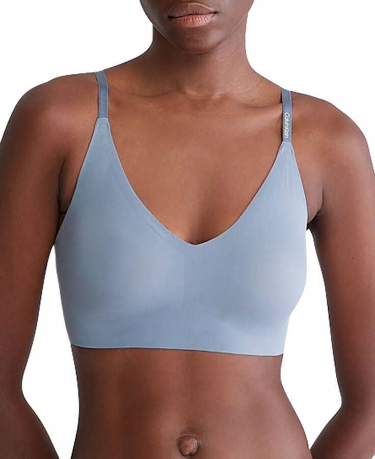 Invisibles Comfort Lightly Lined Triangle Bralette QF5753 Flint Stone - 1