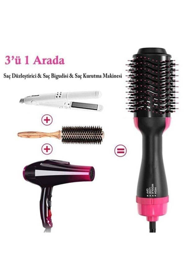 Ionic ceramic electric hair straightener brush - 5