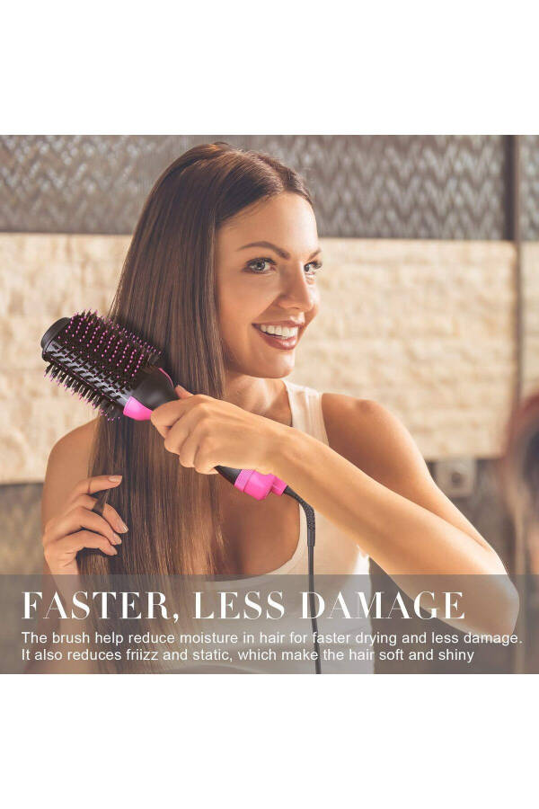 Ionic ceramic electric hair straightener brush - 7