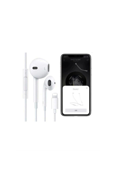 Ios 7 8 Plus X Xr Xs Max 11 Lightning Earphone Bluetooth Headset - 6