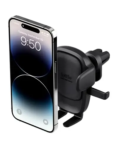 iOttie Easy One Touch Advanced Air Vent Car Phone Mount - Universal Cell Phone Holder for iPhone, Google, Samsung, Moto, Huawei, Nokia, LG, and All Other Smartphones 