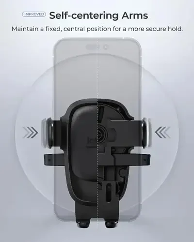 iOttie Easy One Touch Advanced Air Vent Car Phone Mount - Universal Cell Phone Holder for iPhone, Google, Samsung, Moto, LG, and All Other Smartphones - 3