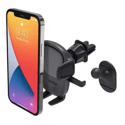 iOttie Easy One Touch Signature Air Vent & Flush Mount Combo - Universal Car Mount Phone Holder for iPhone, Google, Samsung, Moto, LG, and all other Smartphones - MODAZONE