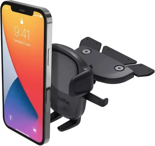 iOttie Easy One Touch Signature CD Slot Mount - iPhone, Google, Samsung, Moto, LG va boshqa barcha smartfonlar uchun universal avtomobil telefon ushlagichi 