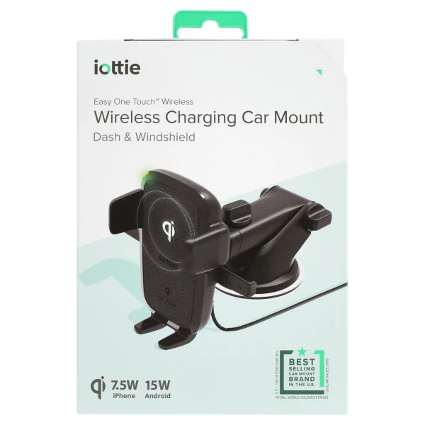 iOttie Easy One Touch Simsiz Qi Sertifikatlangan Tez Zaryadlash, Qurilma Panele va Oldingi Shisha Mashina Ulagichi va Tutqich - 11