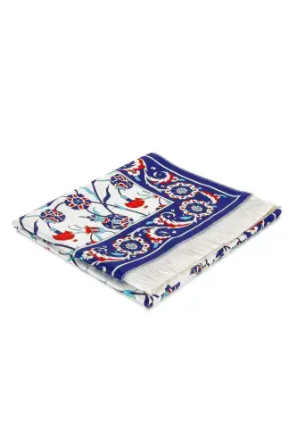 Ipak Dokuli Tashıma Çantalı Seccade Ipk02-Lacivert - 4