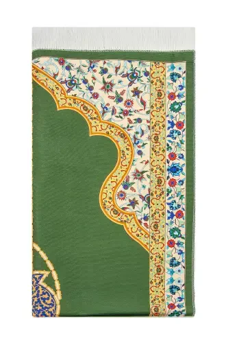 Ipak Dokuli Tashuv Chiqadigan Sumkali Joynamoz Ipk05-Yashil - 6