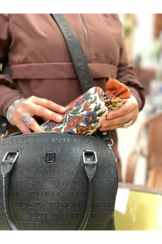 Ipak Dokulu Taşıma Çantalı Seccade Ipk08-Bordo - 3