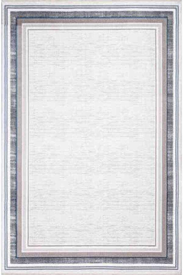 İPEK MEKİK HALI GORDİON COLECTION YUMUŞAK DOKULU HALI KİLİM SALON MUTFAK KORİDOR YOLLUK MAKİNE HALI-GRİ - 1