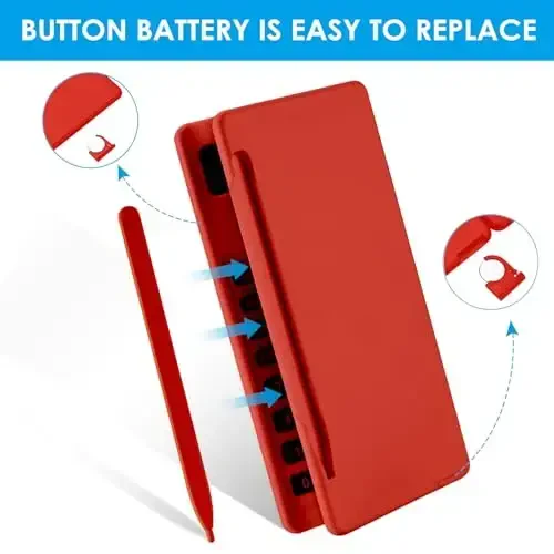 IPepul Talabalar uchun ilmiy kalkulyatorlar, bloknotli qizil matematika kalkulyatori, 10 xonali katta ekran, o'rta maktab ta'minoti va kolleji uchun sinf uchun zarur narsalar (qizil) - 4