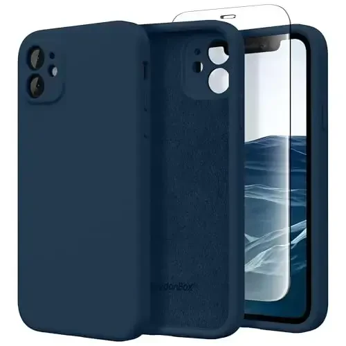 SuydanBox Magnetic for iPhone 11 Phone Case Silicone, Compatible with MagSafe, [Full Camera Protection][Screen Protector] Slim Shockproof Protective Case for iPhone 11 6.1