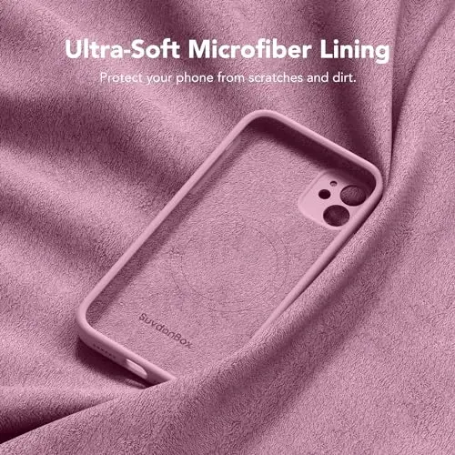 SuydanBox Magnetic for iPhone 11 Phone Case Silicone, Compatible with MagSafe, [Full Camera Protection][Screen Protector] Slim Shockproof Protective Case for iPhone 11 6.1