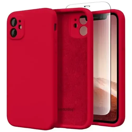 SuydanBox Magnetic for iPhone 11 Phone Case Silicone, Compatible with MagSafe, [Full Camera Protection][Screen Protector] Slim Shockproof Protective Case for iPhone 11 6.1