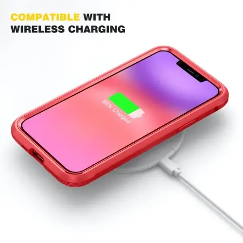 Diaclara Compatible with iPhone 11 Case, Full Body Rugged with Built-in Touch Sensitive Anti-Scratch Screen Protector, Soft TPU Bumper Case Clear Compatible with iPhone 11 6.1