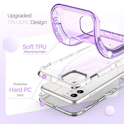 iPhone 11 Pro Max Heavy Duty Shockproof Clear Case - 3