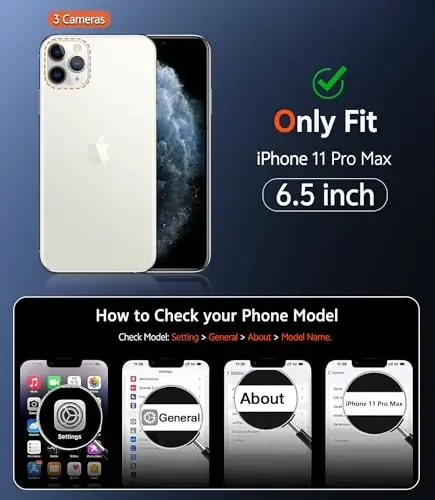 iPhone 11 Pro-Max için FNTCASE Kılıf: Magsafe ile Uyumlu Mat Manyetik Telefon Kılıfları, İnce, Sararmaya Karşı Dayanıklı, Askeri Sınıf Düşme Korumalı, Sağlam Şeffaf Cep Telefonu Kılıfı (C-Turuncu) - FNTCASE (1)