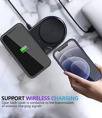 Diverbox for iPhone 12 case [Shockproof] [Dropproof] [Tempered Glass Screen Protector ] Heavy Duty Protection Phone Case Cover for Apple iPhone 12 - 7