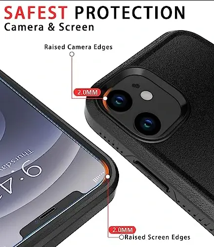 Diverbox for iPhone 12 case [Shockproof] [Dropproof] [Tempered Glass Screen Protector ] Heavy Duty Protection Phone Case Cover for Apple iPhone 12 - 3