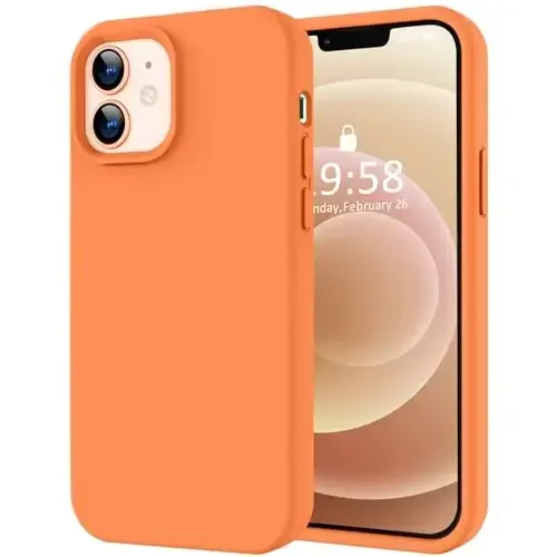 LOVE 3000 Designed for iPhone 12 Case/iPhone 12 Pro Case, Premium Silicone with [Soft Anti-Scratch Microfiber Lining] Shockproof Protective Phone Case for Men Women Girls 6.1