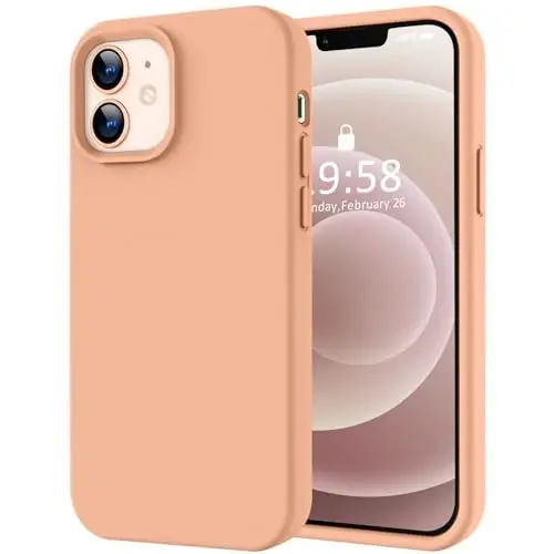 LOVE 3000 Designed for iPhone 12 Case/iPhone 12 Pro Case, Premium Silicone with [Soft Anti-Scratch Microfiber Lining] Shockproof Protective Phone Case for Men Women Girls 6.1