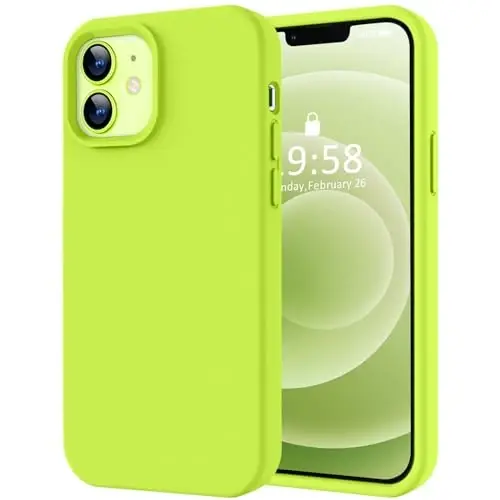 LOVE 3000 Designed for iPhone 12 Case/iPhone 12 Pro Case, Premium Silicone with [Soft Anti-Scratch Microfiber Lining] Shockproof Protective Phone Case for Men Women Girls 6.1