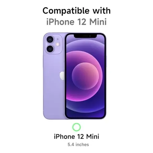 iPhone 12 Mini için LoeoeL Kılıfı Şeffaf, Şeffaf Hibrit 12 Mini Telefon Kılıfı [Sert Plastik ve Yumuşak Silikon Tampon] Akrilik Sararmayan İnce Koruyucu Kapak Kadınlar için, Açık Pembe - 2