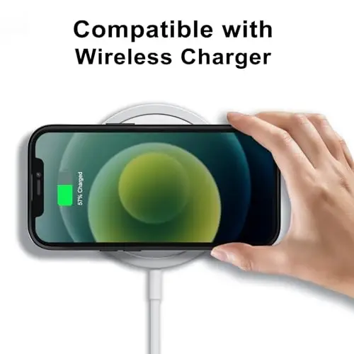 LoeoeL for iPhone 12 Mini Case Clear, Transparent Hybrid 12 Mini Phone Case [Hard Plastic & Soft Silicone Bumper] Acrylic Non Yellowing Thin Slim Protective Cover for Women, Black - 8