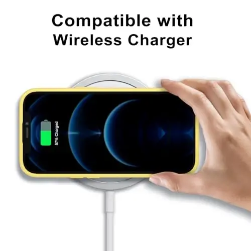 LoeoeL for iPhone 12 Pro Max Case Clear, Transparent Hybrid 12 Pro Max Phone Case [Hard Plastic & Soft Silicone Bumper] Acrylic Non Yellowing Thin Slim Protective Cover for Women, Yellow - 7