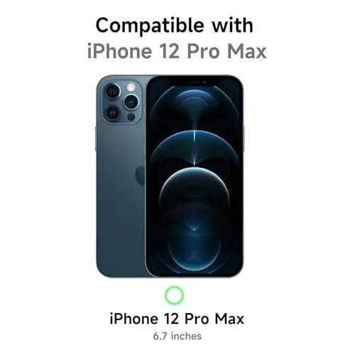 iPhone 12 Pro Max Kılıfı Şeffaf LoeoeL, Transparan Hibrit 12 Pro Max Telefon Kılıfı [Sert Plastik ve Yumuşak Silikon Tampon] Akrilik Sararmayan İnce Koruyucu Kadınlar için Kılıf, Beyaz - 2