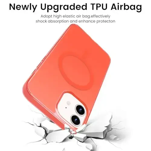 Yriklso for iPhone 12/12Pro Magnetic Case, Built in Magnets Compatible with MagSafe, Translucent Matte Hard PC Back Cover + Soft TPU Frame Slim Bumper Case for iPhone 12/12Pro（6.1