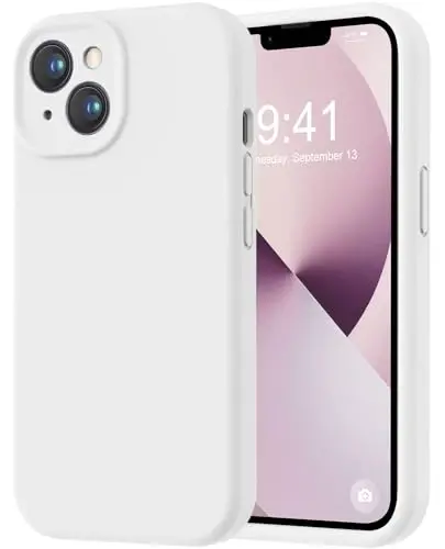 LOVE 3000 Designed for iPhone 13 Case, Premium Silicone with [Camera Protection] [Soft Anti-Scratch Microfiber Lining] Shockproof Protective Phone Case for iPhone 13 Women Men Girls 6.1
