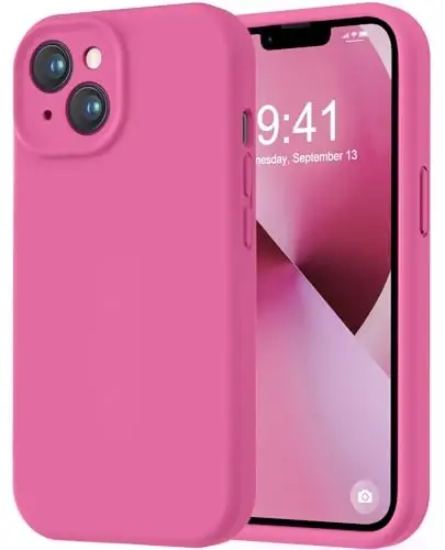 LOVE 3000 Designed for iPhone 13 Case, Premium Silicone with [Camera Protection] [Soft Anti-Scratch Microfiber Lining] Shockproof Protective Phone Case for iPhone 13 Women Men Girls 6.1