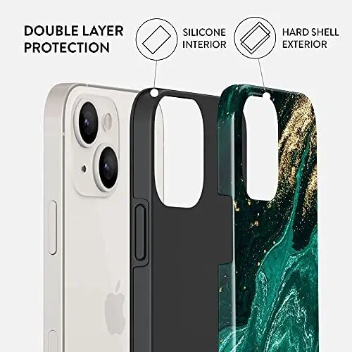 iPhone 13 için BURGA Telefon Kılıfı - Sevimli, Trend, Estetik, Desenli Telefon Kılıfı, Sert Kabuk Koruma - Apple iPhone 13 Kılıfı Kadınlar ve Erkekler için uygundur - 3