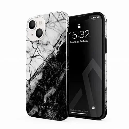 iPhone 13 için BURGA Telefon Kılıfı - Şirin, Trend, Estetik, Desenli Telefon Kapağı, Sert Kabuk Koruma - Kadınlar ve Erkekler için Apple iPhone 13 Kılıfına uyar - BURGA