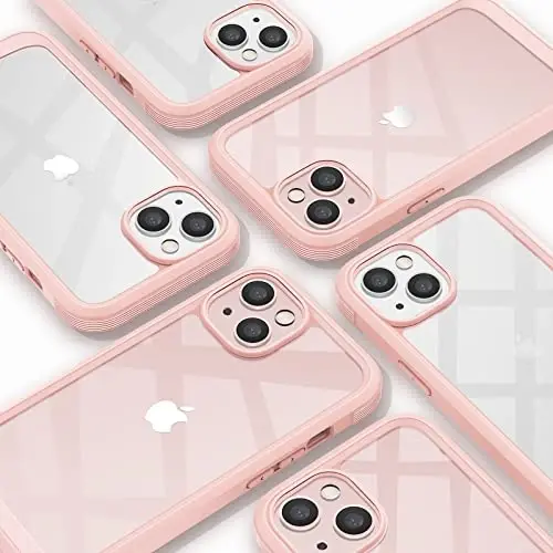 Diaclara Designed for iPhone 13 Case, Full Body Rugged Protection with Built-in Touch Sensitive Screen Protector, Soft TPU Bumper Case for iPhone 13 6.1