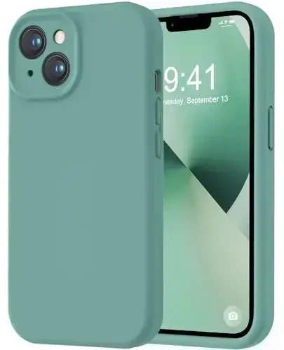 LOVE 3000 Designed for iPhone 13 Case, Premium Silicone with [Camera Protection] [Soft Anti-Scratch Microfiber Lining] Shockproof Protective Phone Case for iPhone 13 Women Men Girls 6.1