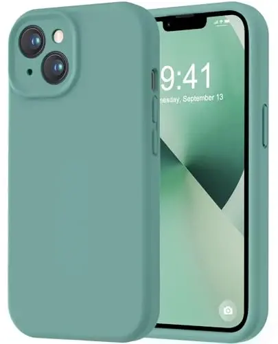 LOVE 3000 Designed for iPhone 13 Case, Premium Silicone with [Camera Protection] [Soft Anti-Scratch Microfiber Lining] Shockproof Protective Phone Case for iPhone 13 Women Men Girls 6.1