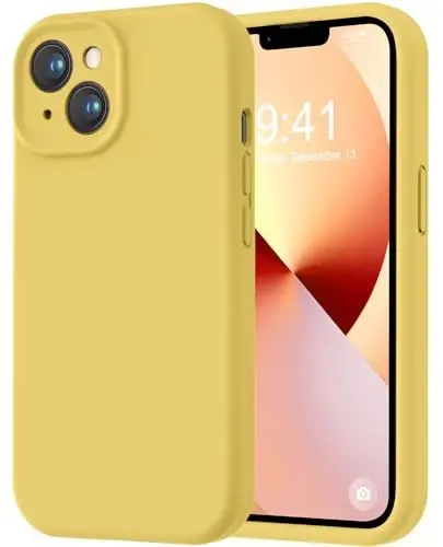 LOVE 3000 Designed for iPhone 13 Case, Premium Silicone with [Camera Protection] [Soft Anti-Scratch Microfiber Lining] Shockproof Protective Phone Case for iPhone 13 Women Men Girls 6.1